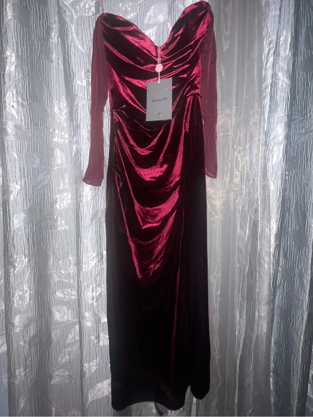 House of CB Strapless Midi Dress